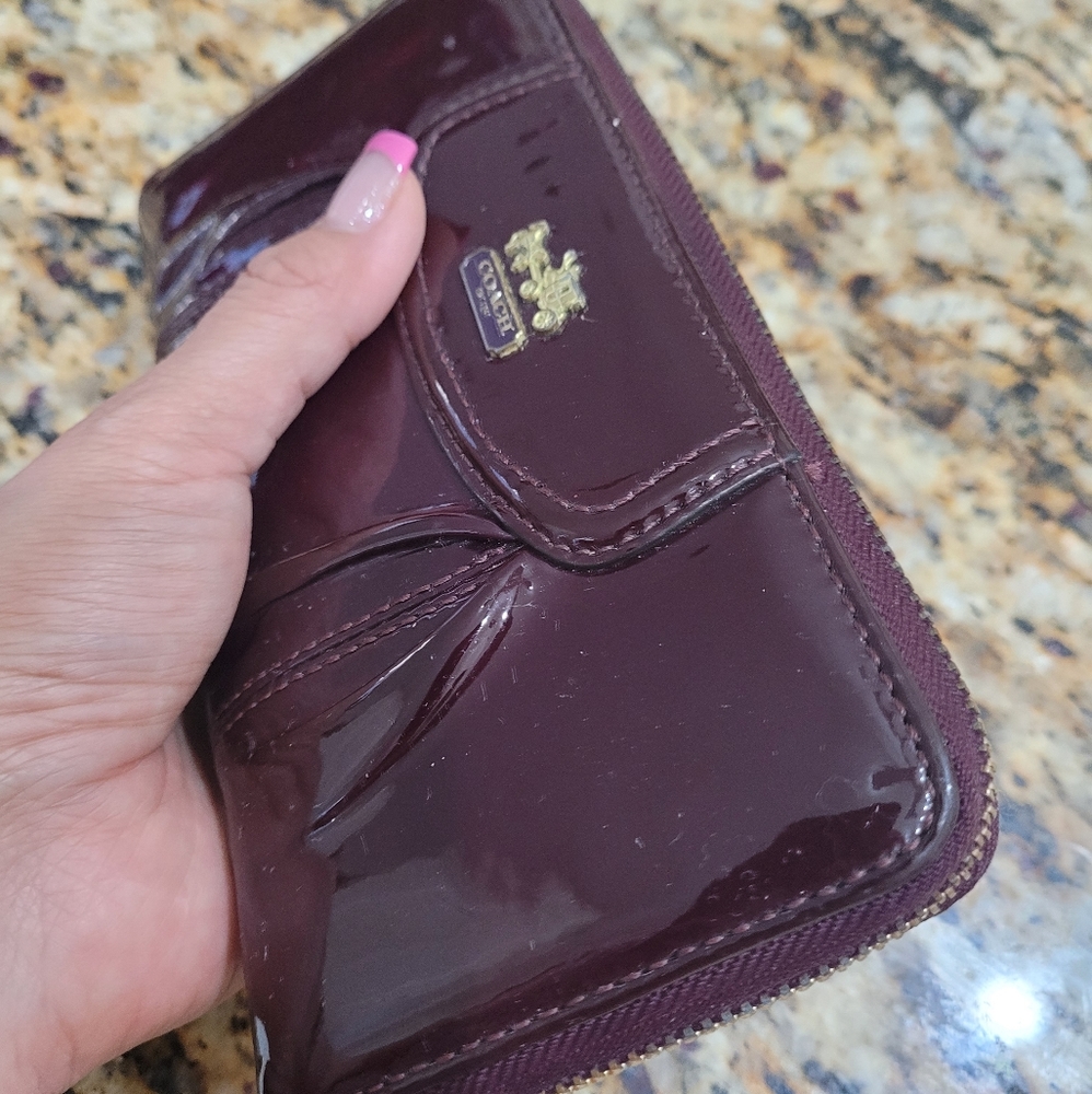 Coach Purple Wallet
